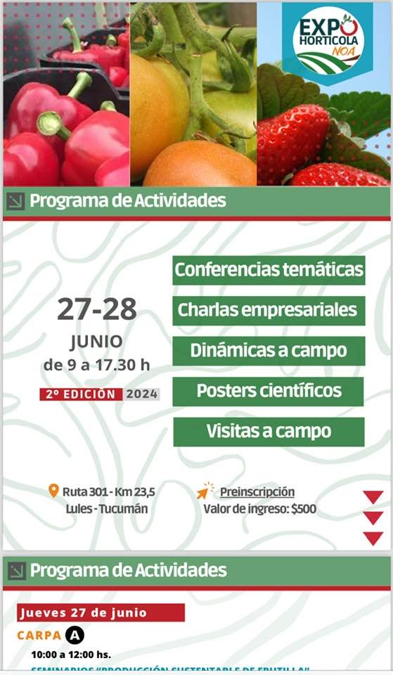 Lules se Prepara para la Segunda Edición de la Expo Hortícola NOA