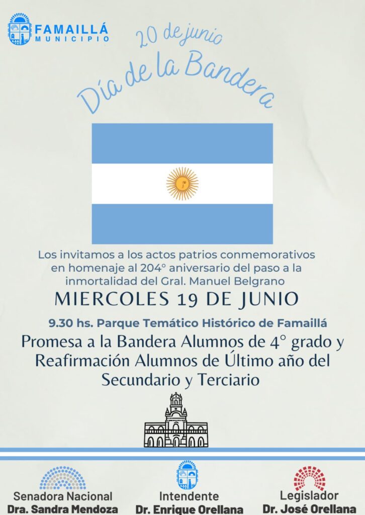 Acto conmemoración del Día de la Bandera