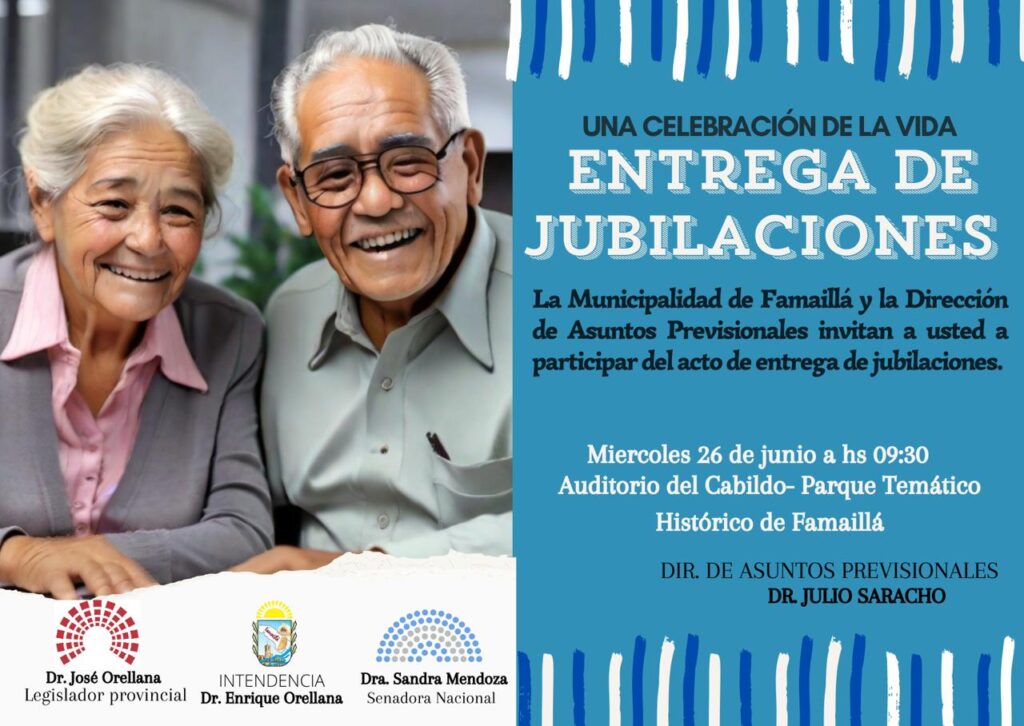 Entrega de jubilaciones