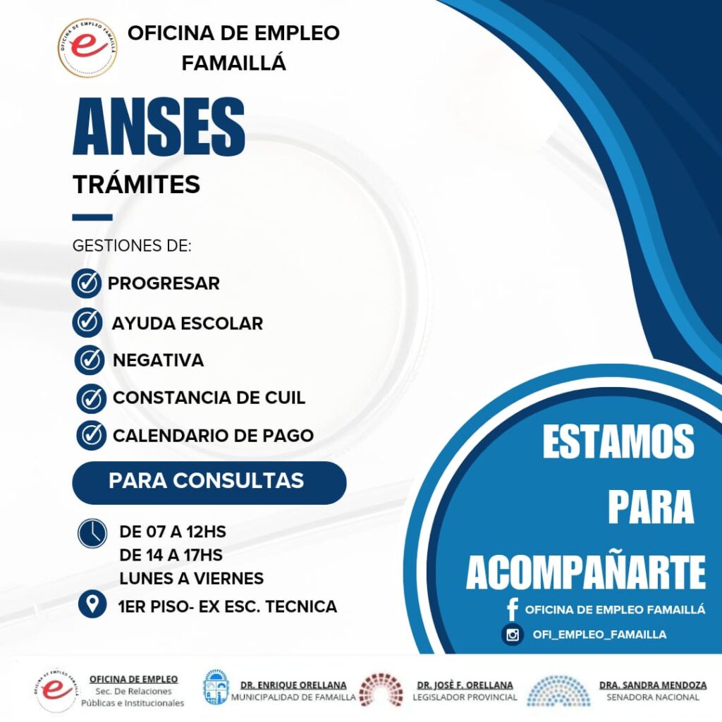 Atención en Famaillá para trámites y consultas sociales ANSES