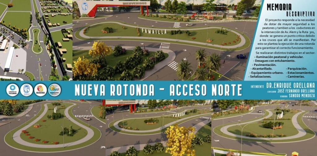 Famaillá Anuncia el Inicio de la Construcción de la Nueva Rotonda Acceso Norte