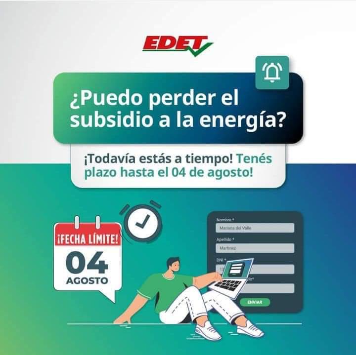 ¿Nuevas condiciones para el subsidio de Energía?