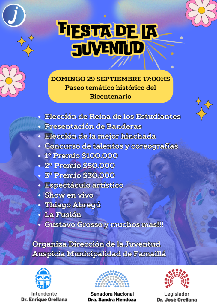 Se viene la próxima gran «Fiesta de la Juventud»